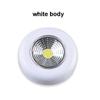 COB LED Round Night Light Wireless Touch Cabinet Lights Battery Powered Wardrobe Lamp For Stair Hallway Closet Bedroom Lighting