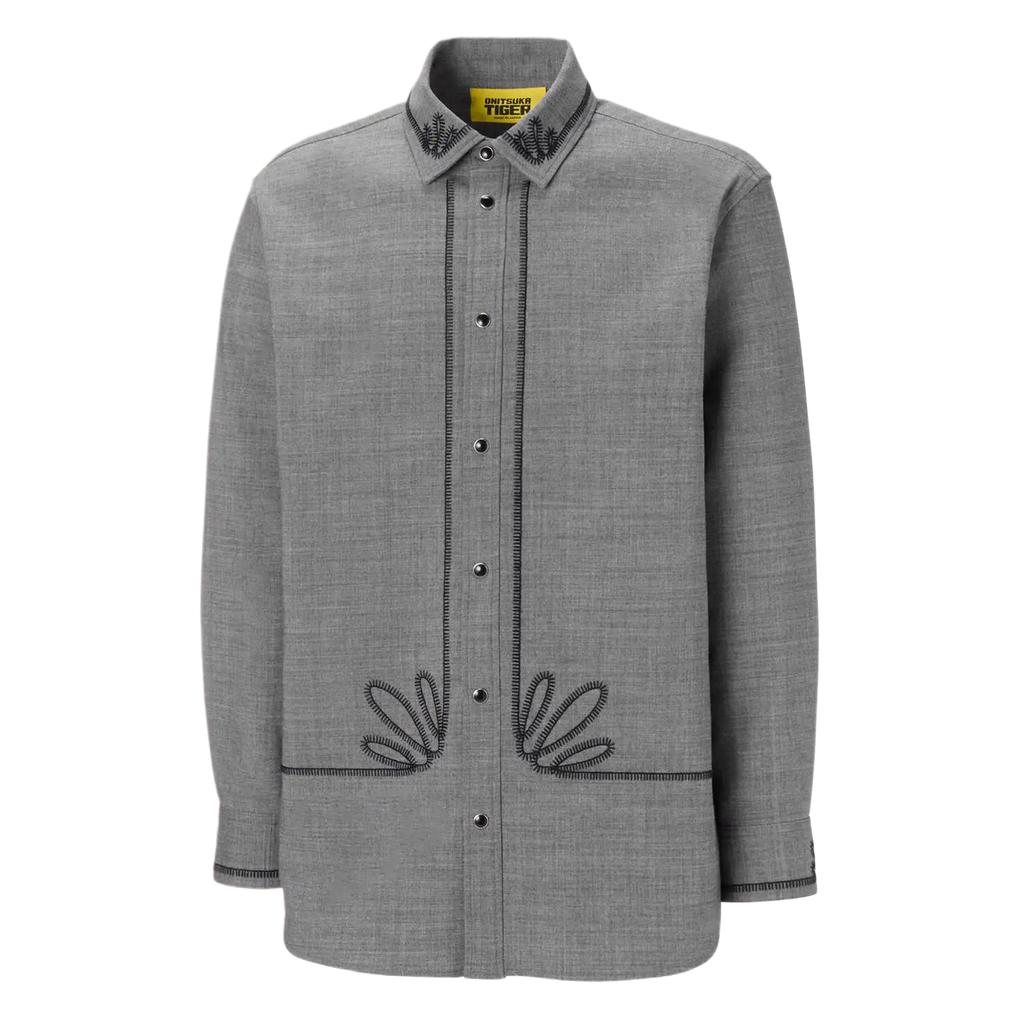 Onitsuka Tiger Comfortable Long Sleeve Shirt Men shirts 2181B037-020