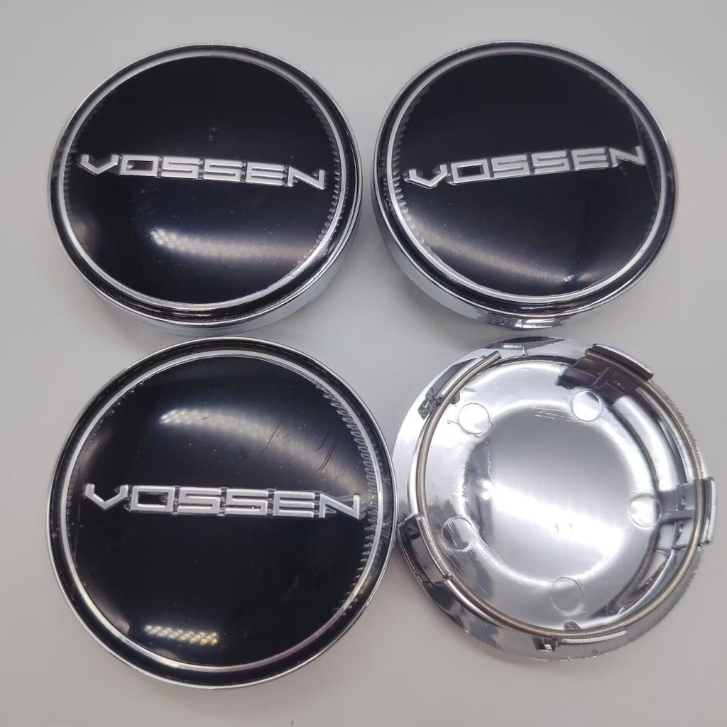 4pcs 58mm Vossen Wheels Center Hub Caps Auto Rims Dust Cover For VOSSEN Precision Series Logo Emblem Badge Car Tire Accessories