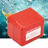 1 2 Water  Paddle Flow Switch Thread Connection SPDT Contacts Red(Partial Stainless Steel Type)