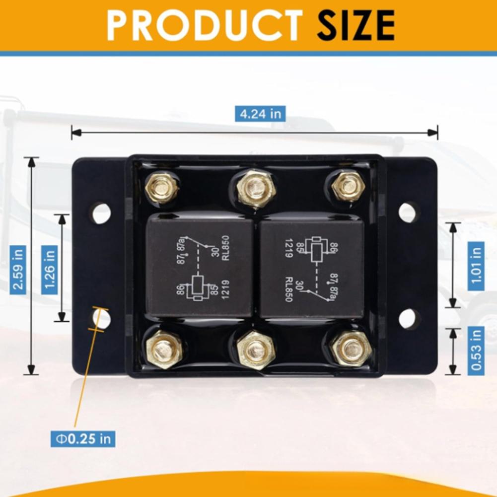 12V Forward and Reverse HeavyDuty Relay Module for Motor Control Suitable for Heavy Load and Tough Environments