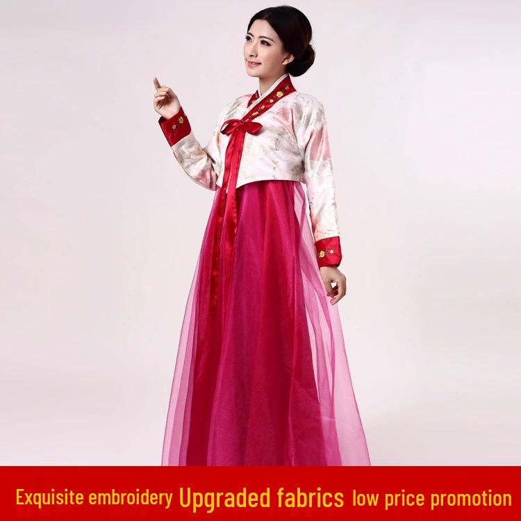 Traditioneller koreanischer Hanbok für Frauen für Tanzaufführungen - Dae Jang Geum Stil
