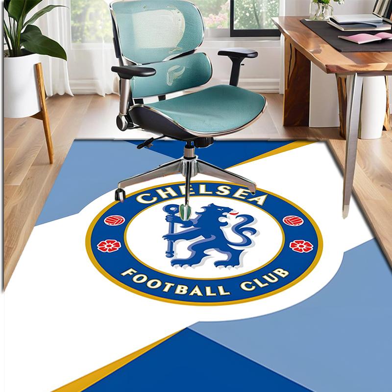 football club F.C Pattern Rug, Indoor/Outdoor Mat, for Picnic, Gameroom, Bedroom, Office, Living Room, Home Decor Carpet, Birthday Gift