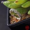ZDADAN 925 Silver New Arrival Daisy Ring For Women Fashion Wedding Jewelry
