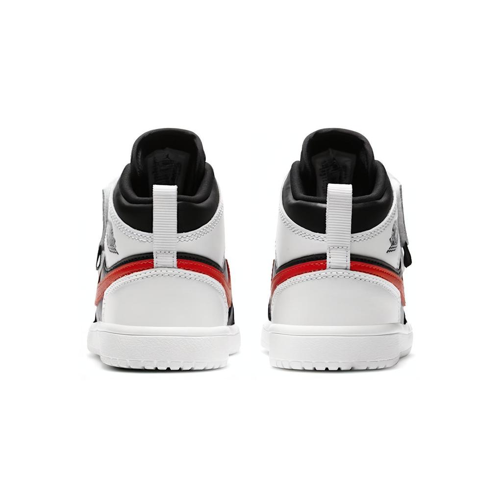 New Jordan 1 Mid ALT White Black Red AR6351-075