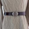 Fashion Leather Womens Belt Square Buckle Two Layer Cowhide Summer Casual Looks