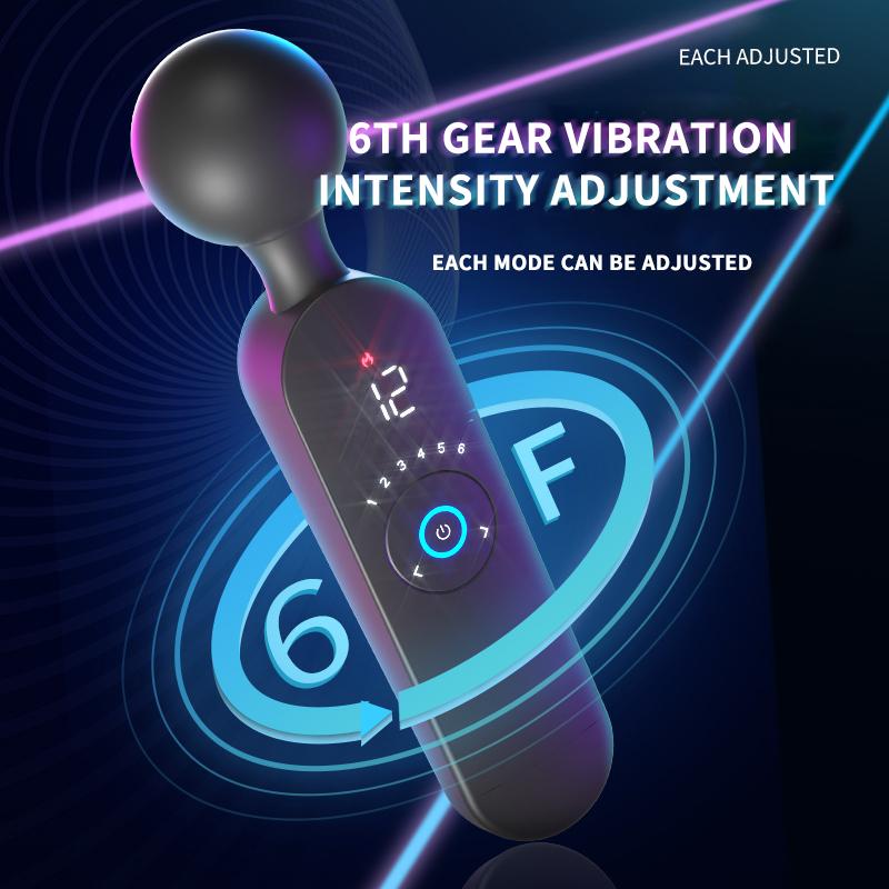 AV Intelligent Heating 6-speed Adjustment Masturbator Vibrator Stick for Women Sextoy Magic Wand Clitoris Stimulator