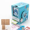 [TanoTsuku] Kit Gacha Carte en Bois, Tirelire, Kit de Loisirs Créatifs, Carddass, Unité Principale, École Élémentaire, Classes Supérieures, Enfants, Jouet à Assembler, Bois