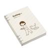 Puppy Binder Notebook A5/B5 Note Book Cute Loose-leaf Notebook  Student Office Stationery