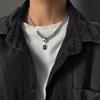 Titanium Steel Collarbone Chain Boys Ins Hip Hop Cold Wind Niche Design Pendant Men's Necklace