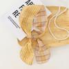 British Cotton Skinny Plaid Scarf Trendy Fashionableable Outfit Hairband Necktie Scarf Small Shawl Headscarf Neck Protection Scarf 11X120Cm