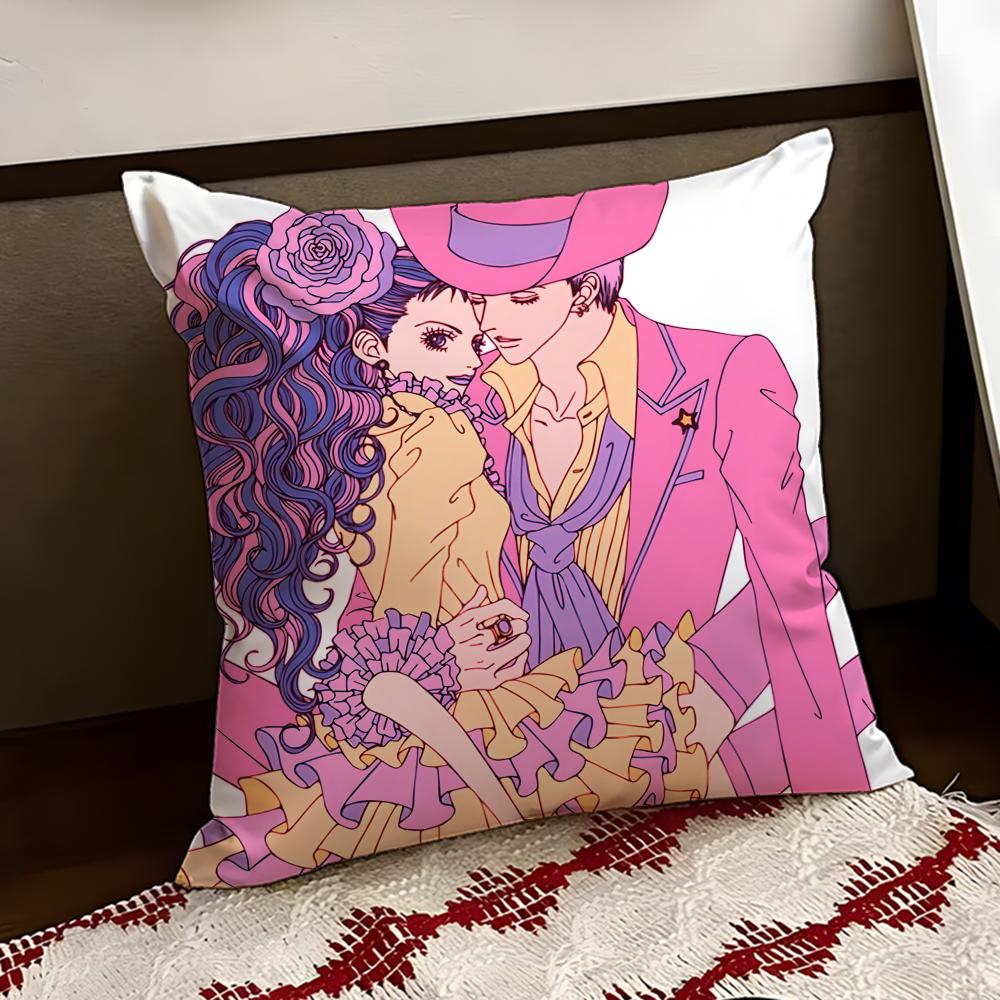 PParadise Anime KKiss Cushion Cover Reversible Soft Durable Pillow Cover Home  Car MultiScene Use for Daily Comfort