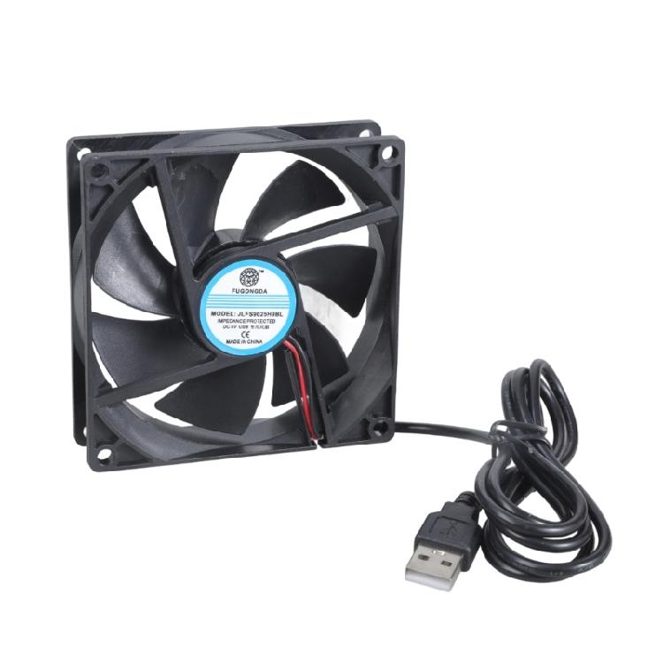 Energy Efficient 90mm USB Cooling Fan 5V Silents Operation for LED Lighting Air Purifier Electronics