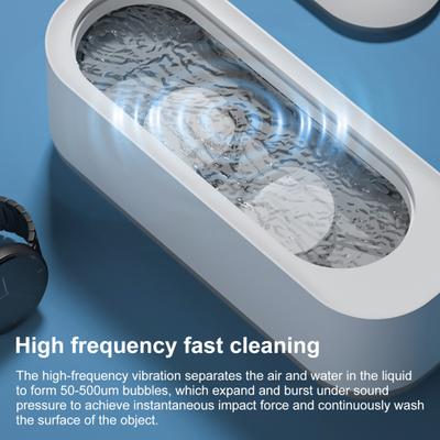 Hochfrequenz-Ultraschallreiniger, effiziente Stummschaltung, großer Raum, Mini-Ultraschall-Reinigungstank für Brillen