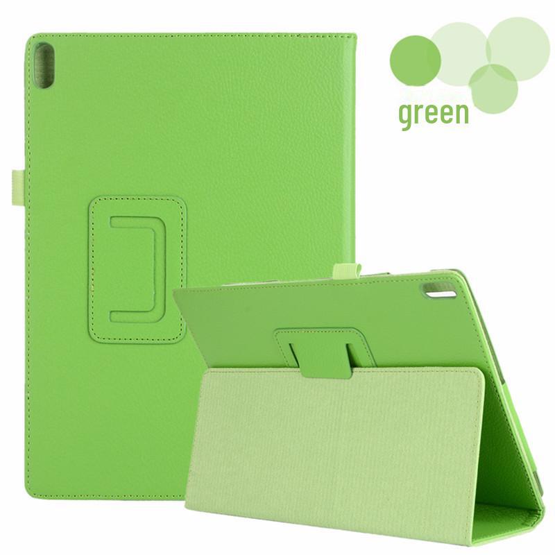 

Защитный кожаный чехол для Lenovo Tab E10 TB-X104F с двойной складной подставкой Tab Lenovo E10/TB-X104F зелёный