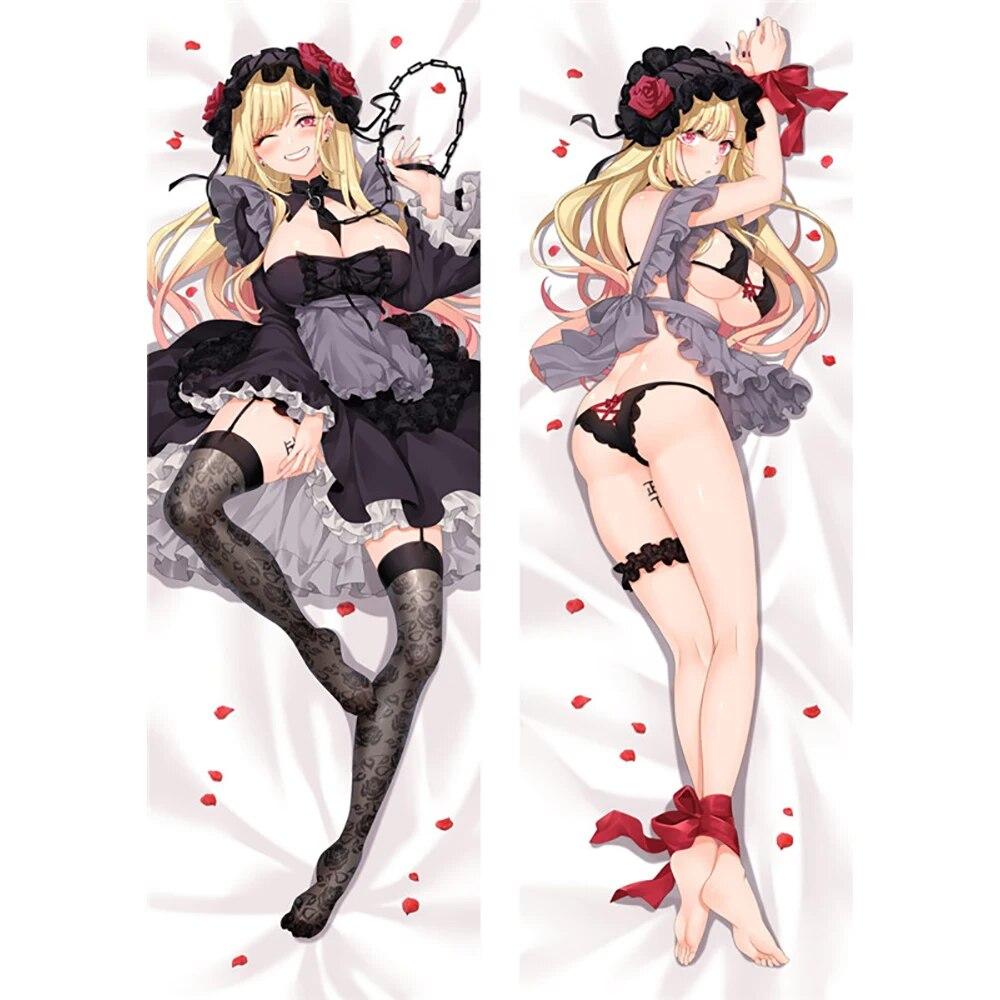 NEW Japanese Anime My Dress Up Darling Marin Kitagawa Dakimakura Hugging Body Pillowcase Cosplay Otaku Pillow Cover