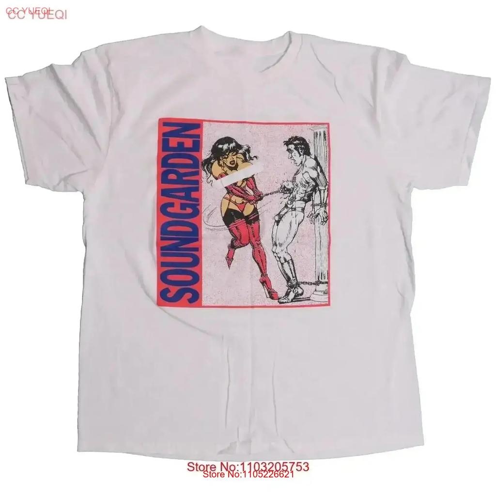 Soundgarden Band Tour All Size S To 5xl White T Shirt Ma774 Vintage Fashion Homme Versatile Casual Stretched Vintage