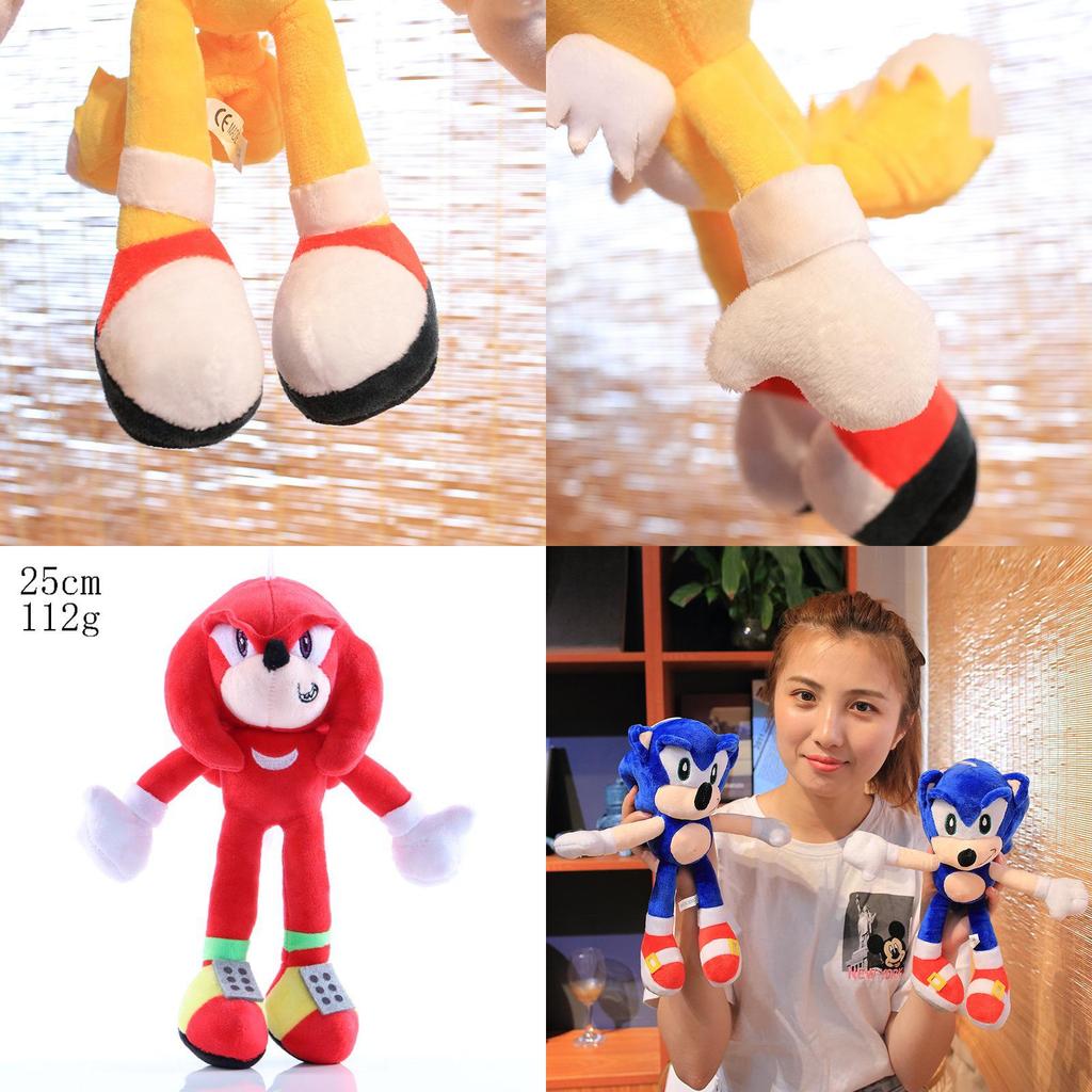 Adorable 28cm Sonic The Hedgehog Shadow Amy Rose Knuckle Tail Plush Toy For All Ages