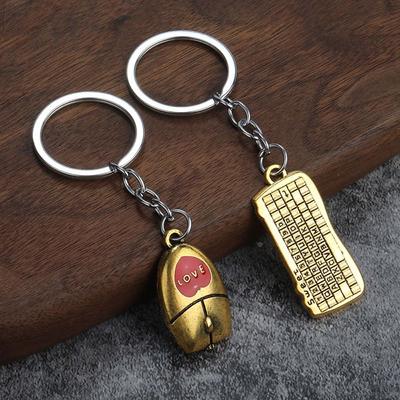 Mouse Keyboard Couple Key Chain Pendant Personality Company Gift Creative Wedding Laptop Gifts for Men and Women Gifts
