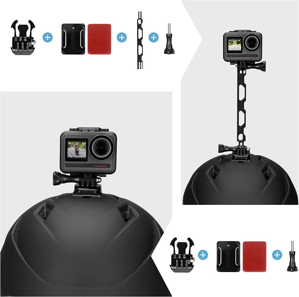 AKASO Action Camera Skateboard Kit Compatible with 4 7 Hero 11 10 9 8 EK7000/EK7000 Pro/Brave 4/Brave Pro/Brave LE/Brave 7/Brave 8/V50X/V50 Pro/GoPro