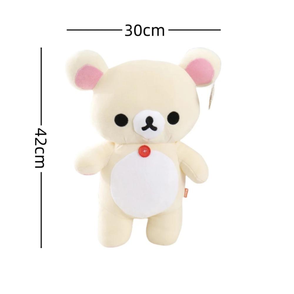 Anime Rilakkuma Cartoon Plüschpuppe Weiche Bärenspielzeuge Kawaii Raumdeko Teddybär Plüschtiere Niedliches Pärchen Bär Weihnachtsgeschenke für Mädchen