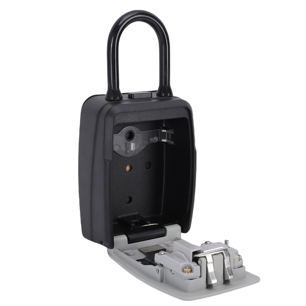 Key Lockbox Aluminum Alloy Large Capacity 4 Digit Combination Key Security Lock Box for   Apartment