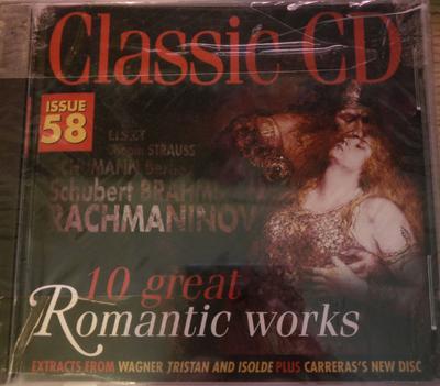 CD VARIOUS - 10 Great Romantic Works - Classic C ISSUE58 Classic CD Non Japan Classical Used