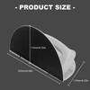 Half Circular Corner Sanding Tool with 10 Sandpapers Recyclable ABS Auto Adhesive Designs Sand Frame for Wall Grinding
