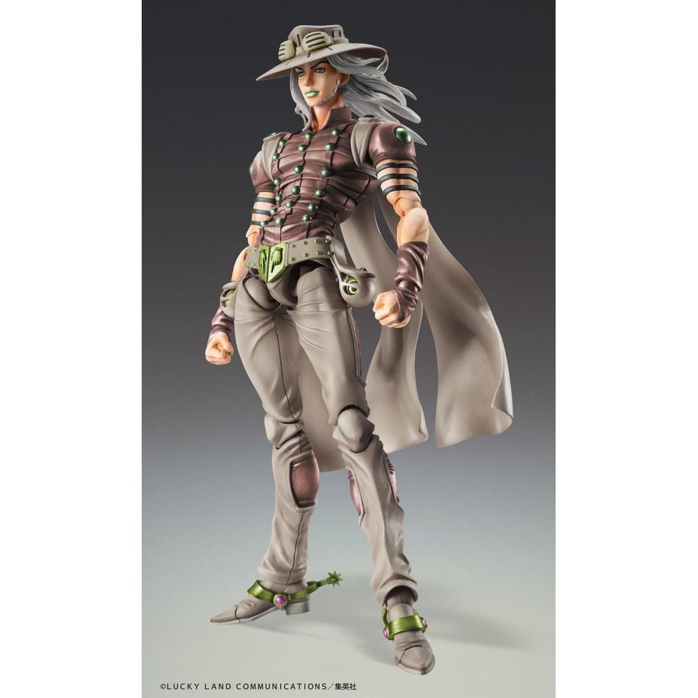 Medicos Entertainment JoJo's Bizarre Adventure Part 7 Steel Ball Run Gyro Zeppeli Third Color Action Figure 155mm PVC ABS POM Painted Movable