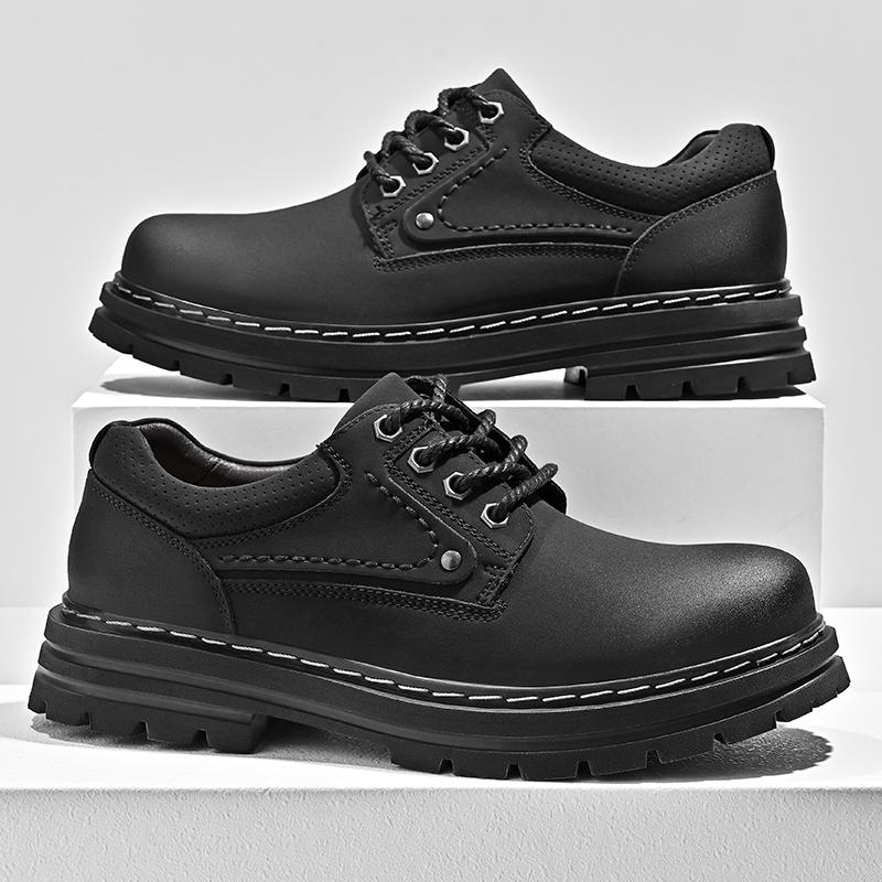 Мода Горячая Распродажа Мужские Оксфорды Натуральная Кожа Мужская Повседневная Обувь — фото 5