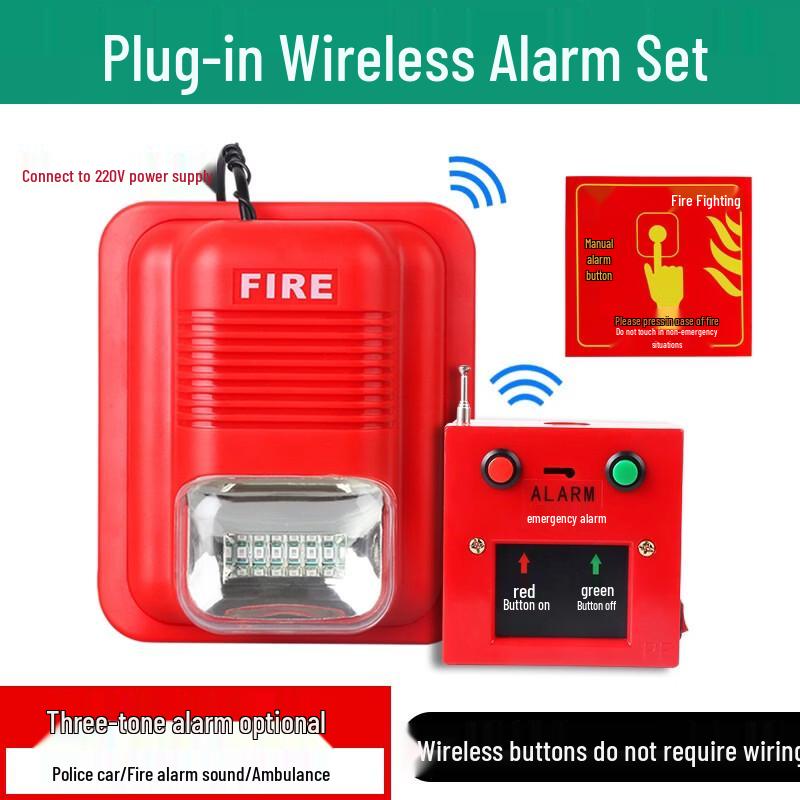 Brangdy Wireless Fire Alarm Kit