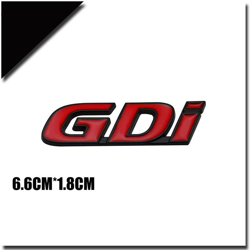 3D Metall T GDI Auto Kofferraum Aufkleber Für ix25 Tucson Shengda Modifiziertes High-End Abzeichen