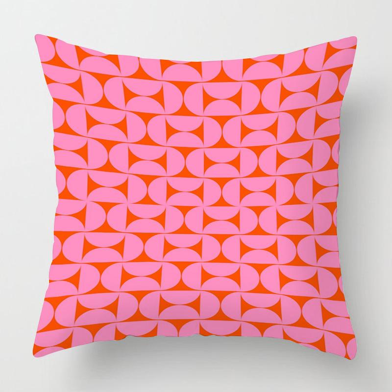 Scandinavian Abstract Style Pillow Cover 18X18/20X20 Inches - Geometric Print Cushion Cover Home Decor Gift Pillow Cover
