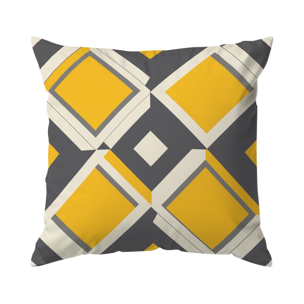Abstract Geometry Cushions Pillowcase Polyester Cushion Cover Throw Pillow Pillowcover Home Car Sofa Decor