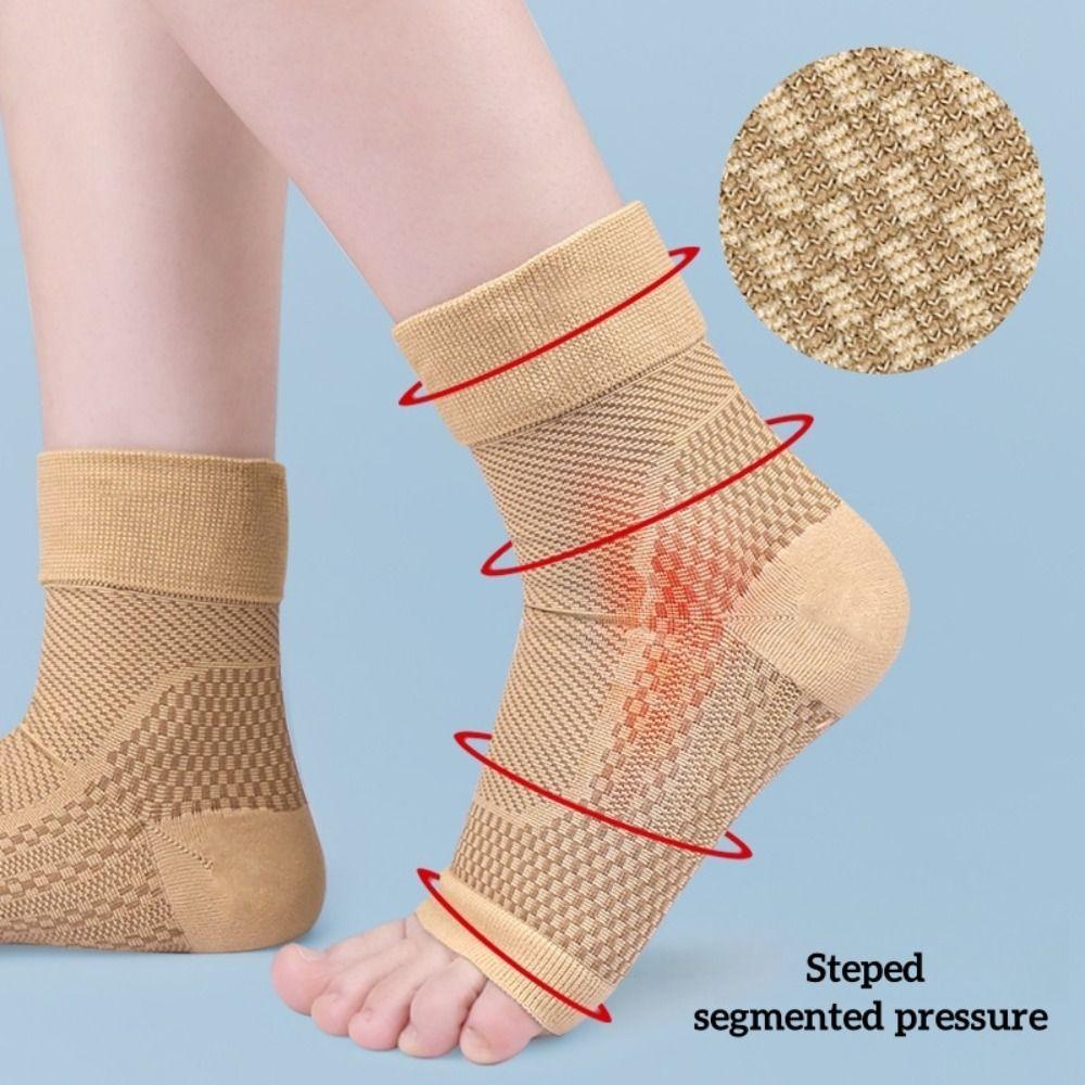 Sweat Absorption Compression Socks Ankle Joint Protection Calf Compression Sock  Women Men
