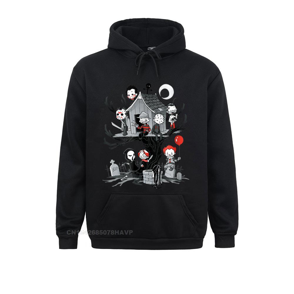 

Забавные толстовки с капюшоном Woot Horror Clubhouse для унисекс, летние толстовки с принтом, с длинным рукавом, высокое качество, обычная одежда