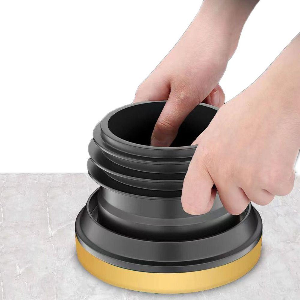Silica Gel Toilet Check Valve Good Sealing Toilet Base Leak-Proof Ring  School