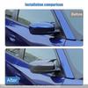 Car Rearview Mirror Decorative Frame Cover For Dodge Charger 2010 Up Car Exterior Accessories , ABS Plastic