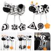 Animal-shaped Baby Stroller Hanging Pendants Cow Plush Stuffed Sensory Toy  Montessori Toys