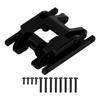 RC Car Gearbox Base for Traxxas 1 18 RC Car High Pressure Resistance Aluminum Alloy RC Center Skid Plate with Screws