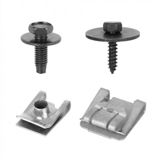 24Pcs Under Engine Cover Undertray Fitting Clips For Mercedes C Class W203 W204
