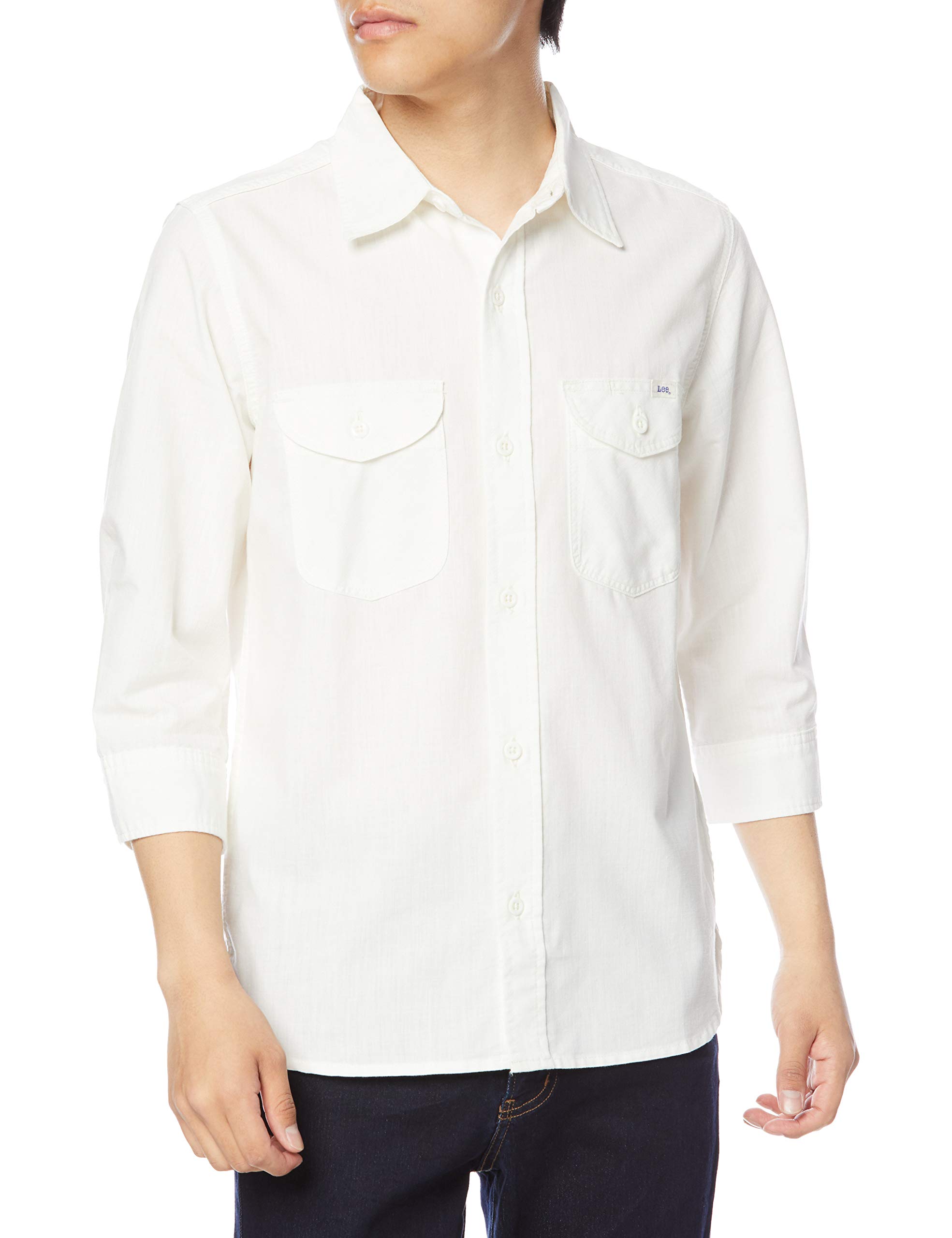 

Рубашка Lee LCS46004 Размер S На пуговицах Мужская Белая, белый