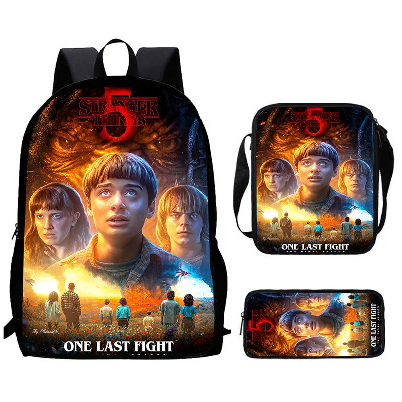 Monster Story Schoolbag High Definition Multi-Function Oxford Lightweight Backpack