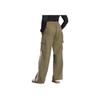 Adidas Originals Adicolor Cargo Pants Logo Embroidery Vintage Loose Wide Leg Knit Sports Pants Women Pants Green IX5964
