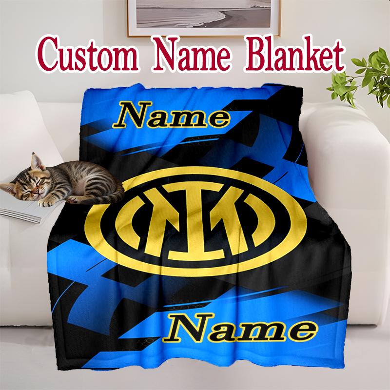 1pc Football Club Internazionale Milano (13) Blanket, Cozy Printed Throw Blanket, A Heartfelt Gift for Your Family and Friends