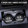2Pcs Car coaster water anti slip pad silicone waterproof interior accessories For Mazda 3 6 CX5 2 CX3 CX9 MX5 RX8 Axela Demio