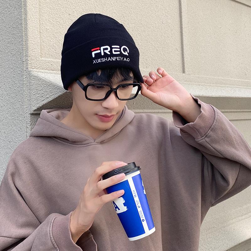 

Новая вязаная шапка с вышивкой для мужчин и женщин, для активного отдыха на открытом воздухе, солнцезащитная, модная, универсальная, для путешествий Adjustable чёрный