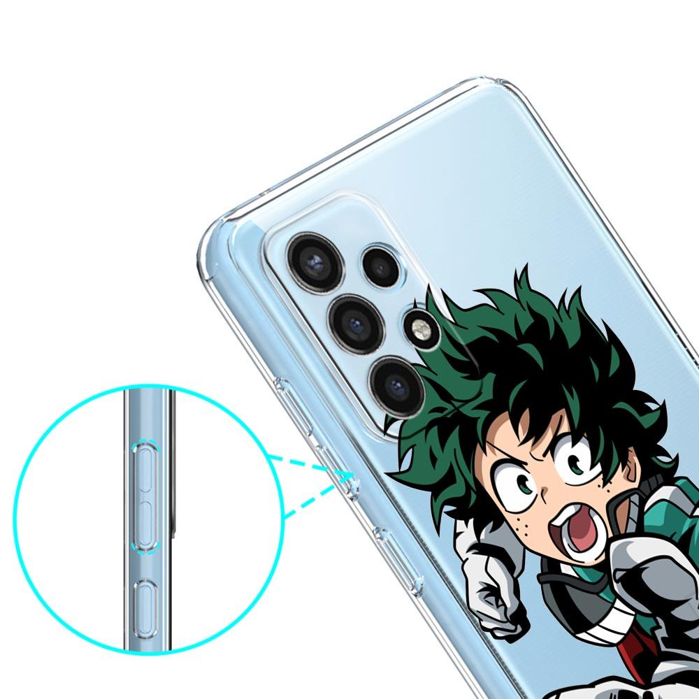 My Hero Academia Anime Phone Case For Samsung Galaxy A51 A71 A21S A12 A11 A31 A41 A52S A32 A01 A03S A13 A22 5G Clear Soft Cover