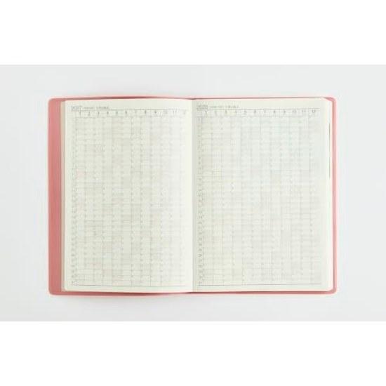 Takahashi Notebook 2027 A5 3-Year Desktop Diary Pink No. 481 (Starts January 2027)
