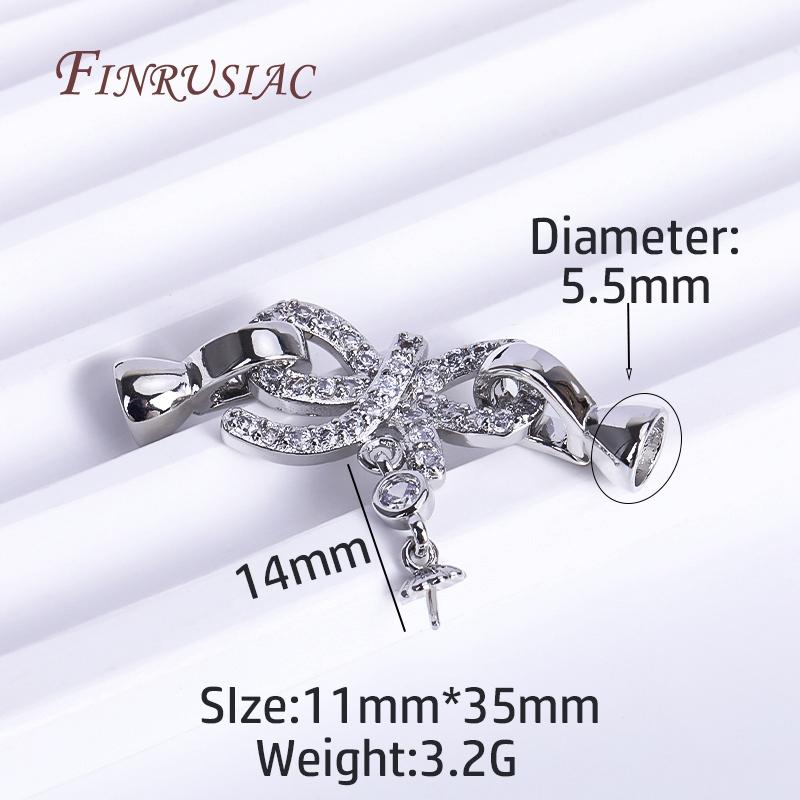 

Позолоченное 18K Золотом Застежки-Зажимы в Форме Банта, Аксессуары с Креплением для Жемчужной Подвески, Для Рукоделия, Изготовления Бус и Бижутерии DIY 1 Piece